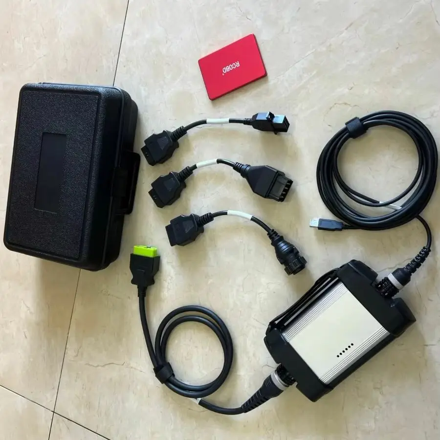 Vocom ll For Volvo TRUCK Diagnostic Tools Pro Software Laptop T410 i5 cpu 4gb ram Truck Scanner Full Set Cables Work Directly