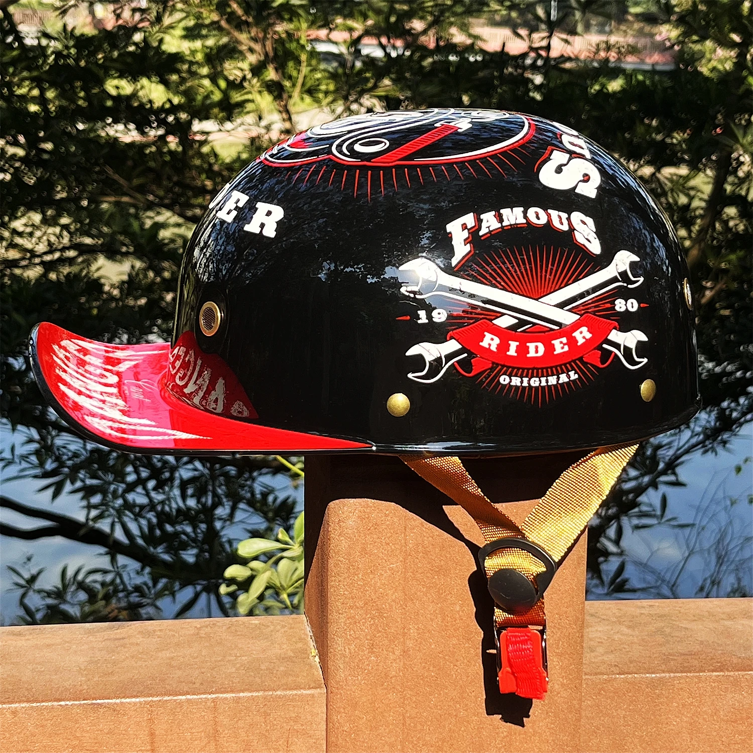 Летний мотоциклетный шлем DS в – обзор и цена Baseball Cap Structured