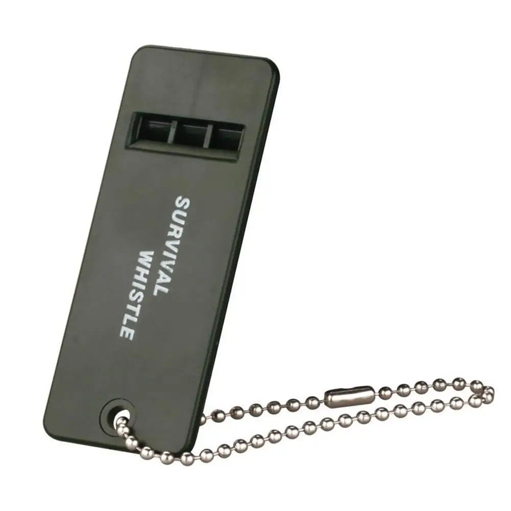 صفارة نجاة ثلاثية التردد، صفارة أمان للطوارئ عالية الملعب للاستخدام في الهواء الطلق والمشي لمسافات طويلة والزلازل والعواصف والإنقاذ #4