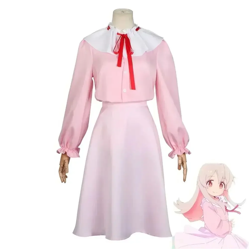 

Oyama Mahiro Cosplay Anime Costume Pink Shirt And Skirt Outfit for women