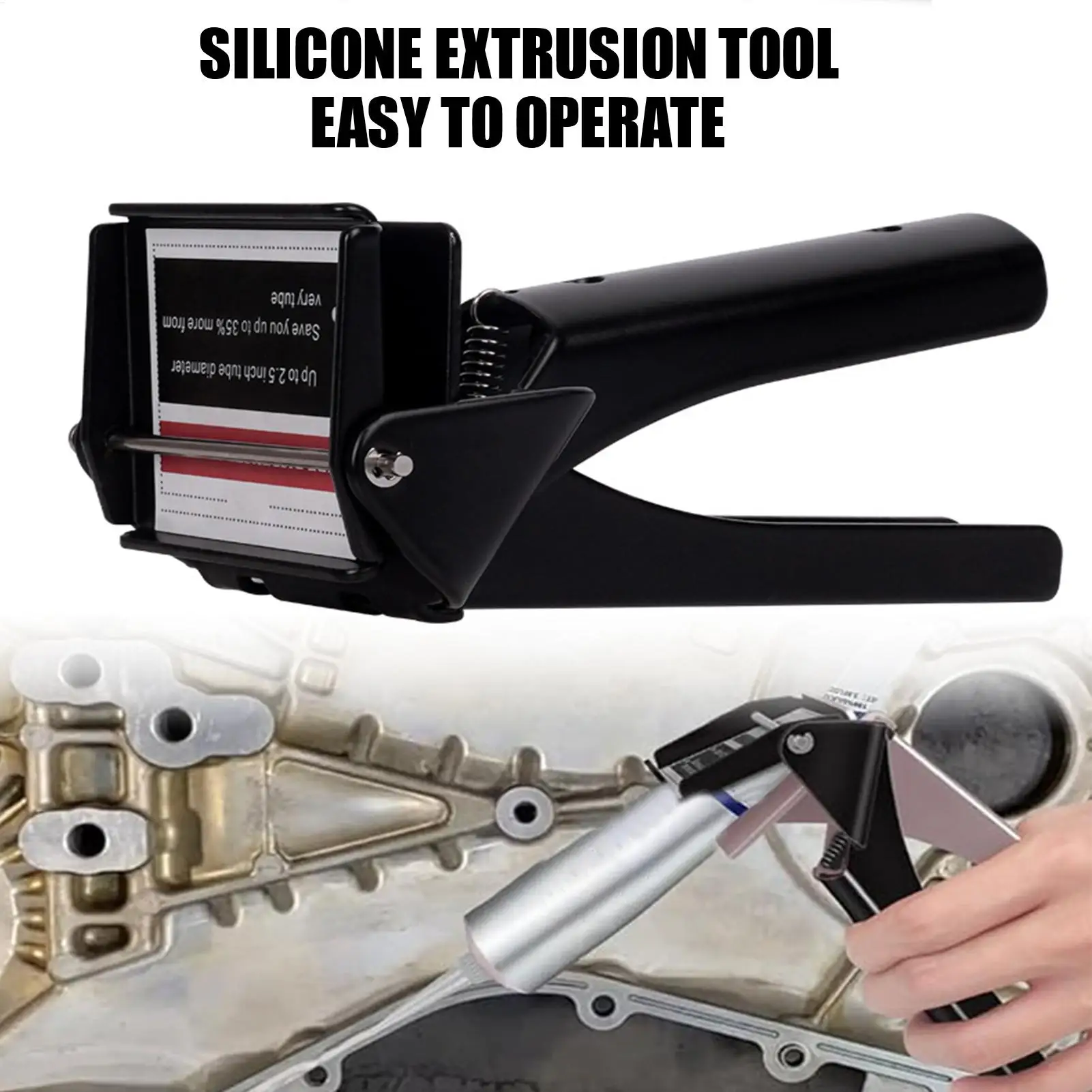 

Silicone Tube Extrusion Dispenser Tool Non-Slip Manual Silicone Wringer Pusher Paint Tube Squeezer for automotive tool