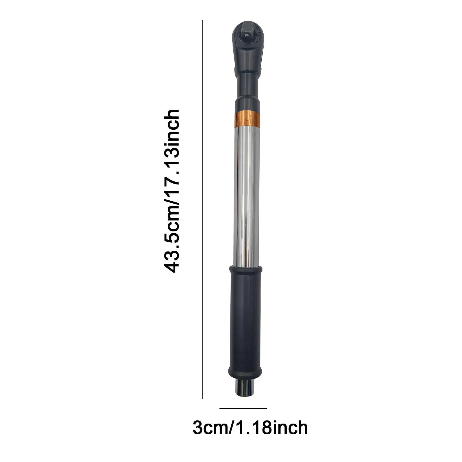 Metal Iron Offset Extension Wrench 1/2 Inch Adjustable Ratchet Extender for Car Maintenance Tasks