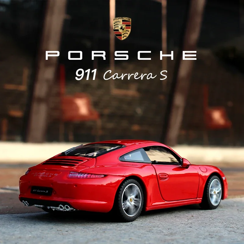 welly 1:24  Porsche 911 CARRERA S  car  alloy car model simulation car decoration collection gift toy Die casting model boy toy