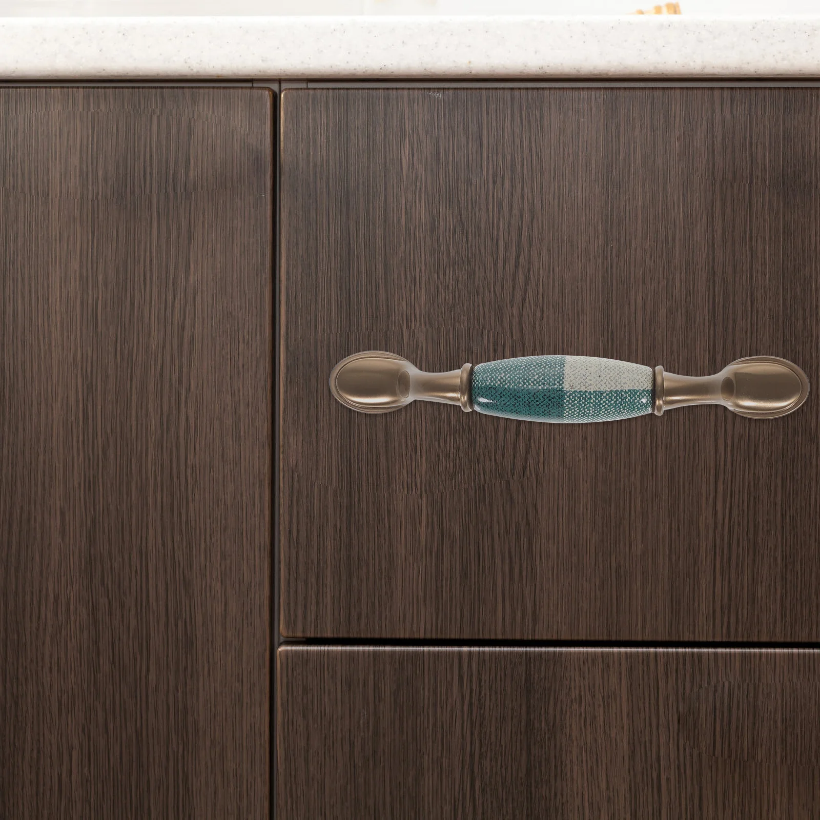 

Cabinet Knob Ceramic Pulls Decorative Dresser Drawer Handles Furniture Wardrobe Cupboard Door Single Hole Zinc Alloy Easy