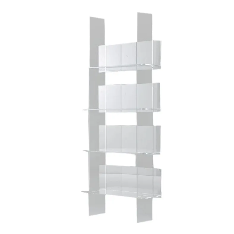 Acrylic Shelf Living Room Floor Display Bookshelf Multi-layer Creative Storage Shelf Home Figure Lego Display Shelf