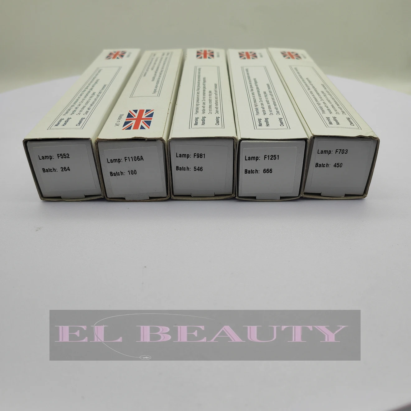 Il Regno Unito 7mm lampada allo xeno flash a impulsi IPL maniglia per depilazione nd yag lampada laser opt e manipolo leggero pezzi di ricambio per bellezza macchina