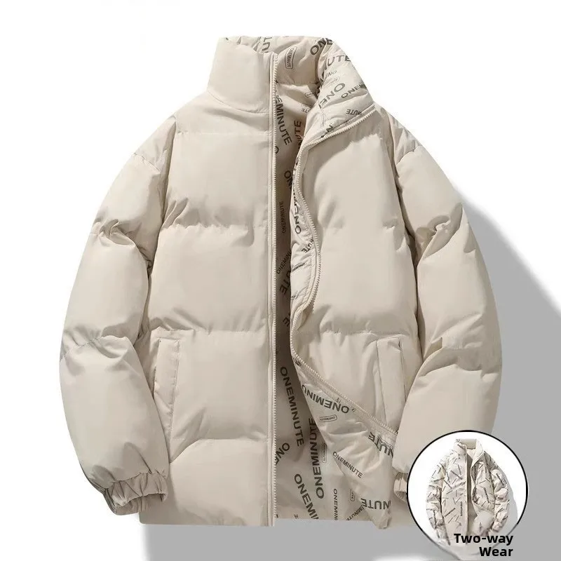 Thiened Cotton Jaet Casual da uomo Autunno Inverno Nuovo Sle Pane scimmia Cappotto Caldo Colletto alla coreana Rice St Man Capispalla