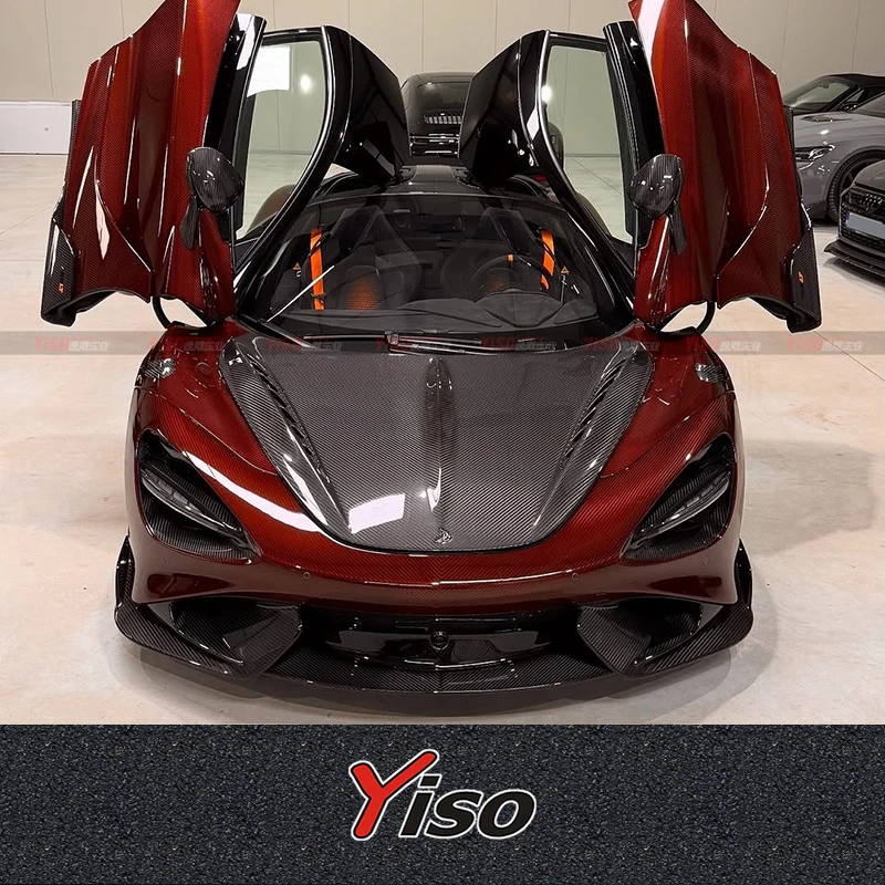 

Suitable for modifying the McLaren 720S with a TOPCAR carbon fiber hood, engine hood and engine cover