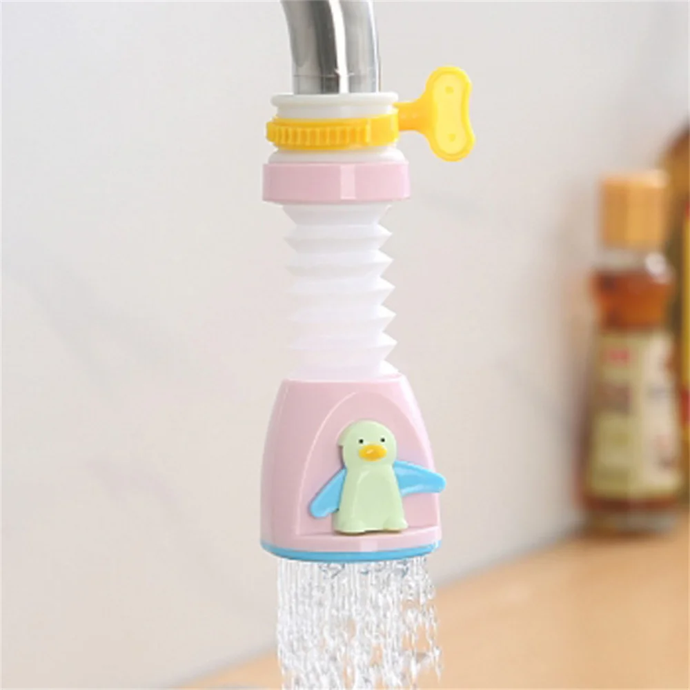 1/2/4PCS General Anti Splash Nozzle +tpr+ps 58 Grams Scalable Adjustable Tightness Waterproof Splash Buckle Design Kitchen