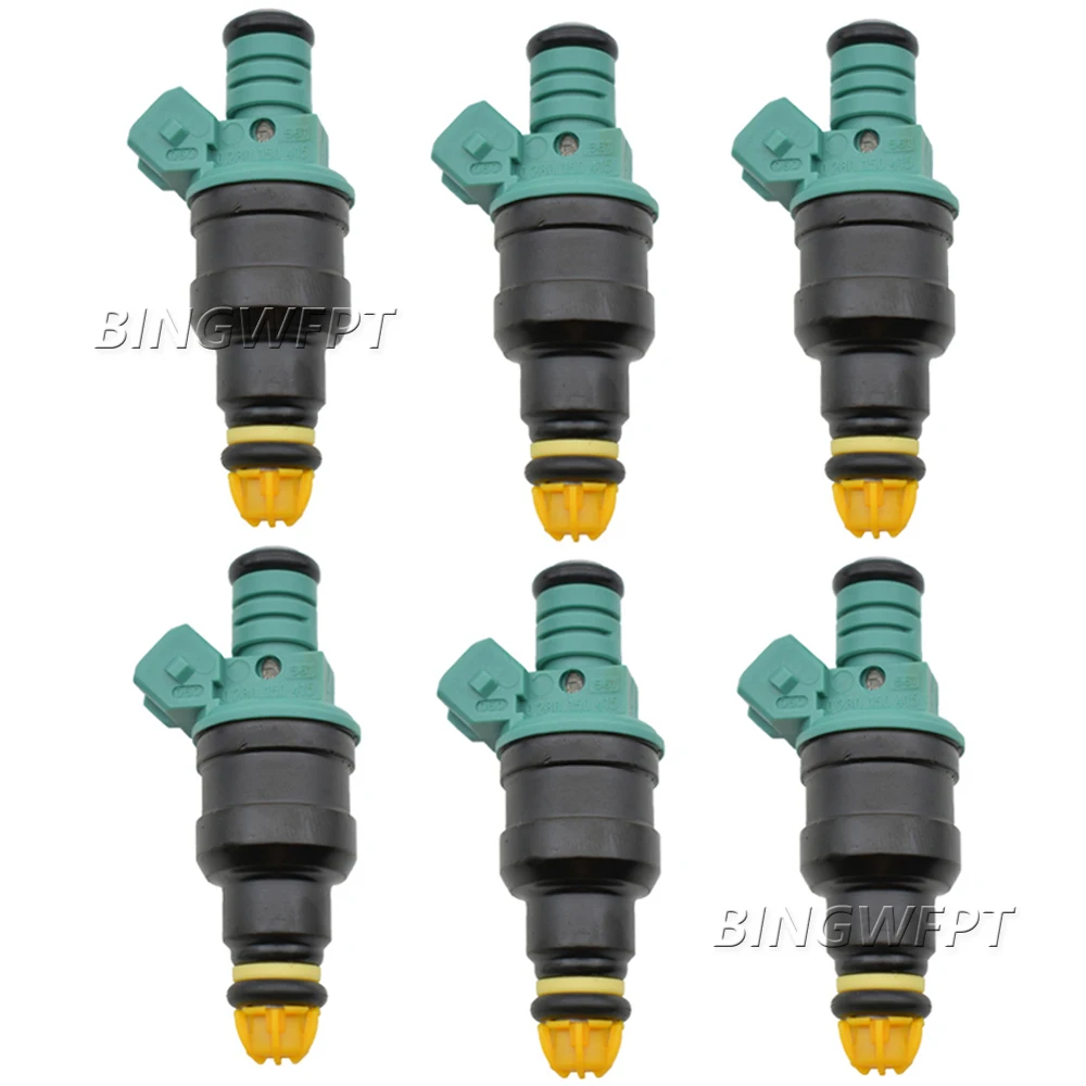 6pcs Fuel Injectors 0280150415 For BMW 3.0L M3 2.5L 323i 525i E36 E34 M50 S50 0 280 150 415