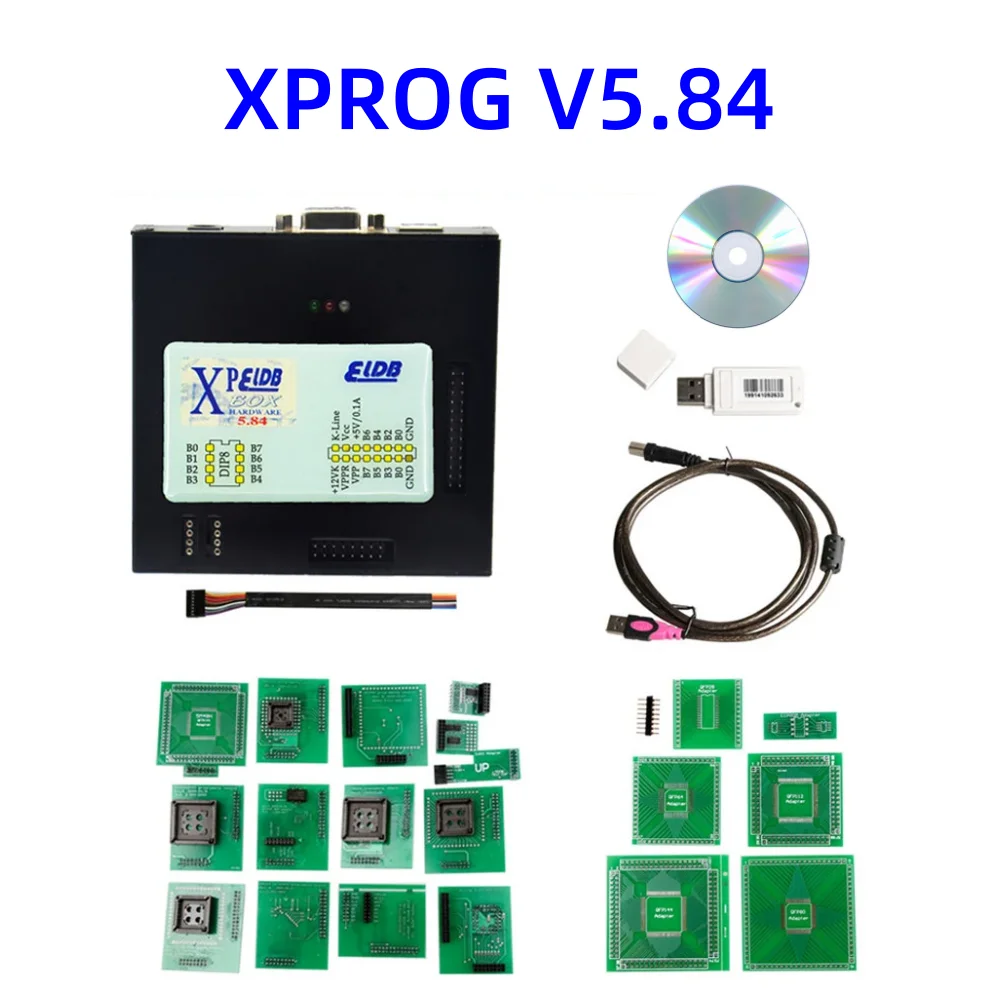 

Best XPROG 5.84 Firmware V4.4 Add More Authorization Black Metal Box XPROG-M V5.55 V5.70 V5.84 ATMEGA64A chip for eorror correct