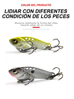 Metal VIB 5/8/12/17/23g Fishing Lures Vibration Spoon Crankbaits Sinking Wobbler Pike Swimbait Ice Jigs Artificial Bait Tackle