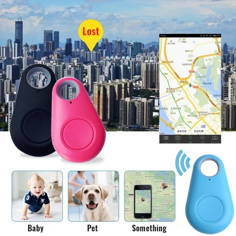 Mini traqueur de clé sans fil intelligent pour enfants, alarme anti-perte, animaux de compagnie, portefeuille, localisateur de bagages, dispositif