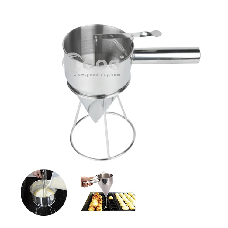 

Stainless Steel Funnel Commercial Kitchen Use Waffle Batter Dispenser Funnel For Sale