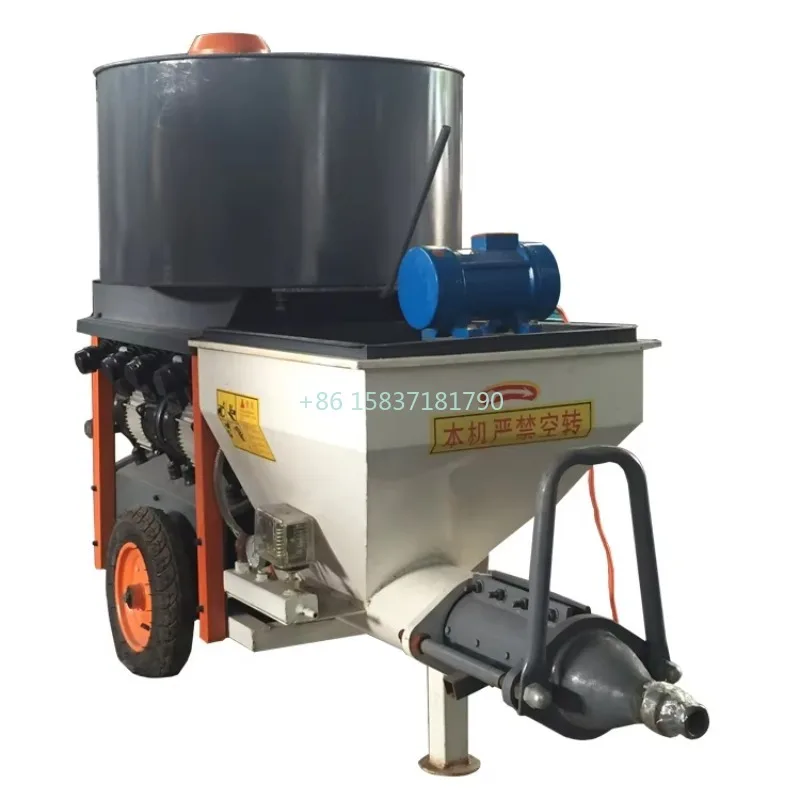 High Quality Mortar Spray Machine Automatic Stucco Putty Plaster Wall Screw Pump Mortar Sprayer for Spraying Conveying Mortar