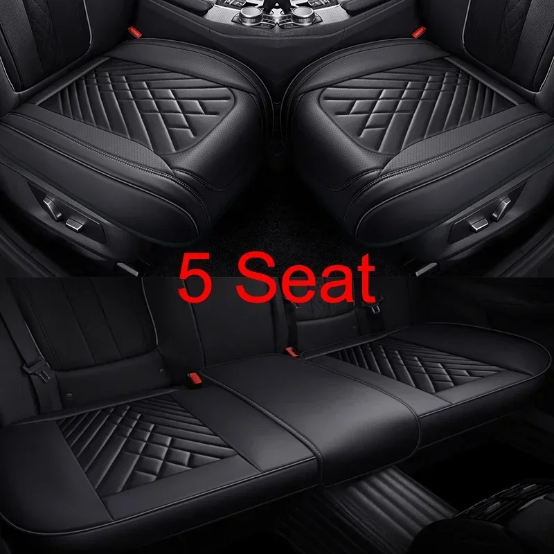 Full Coverage Pu Leather Car Seat Cover Cushion for FORD Fiesta Fusion Mondeo Taurus Mustang Kuga F-150 Auto Accessories