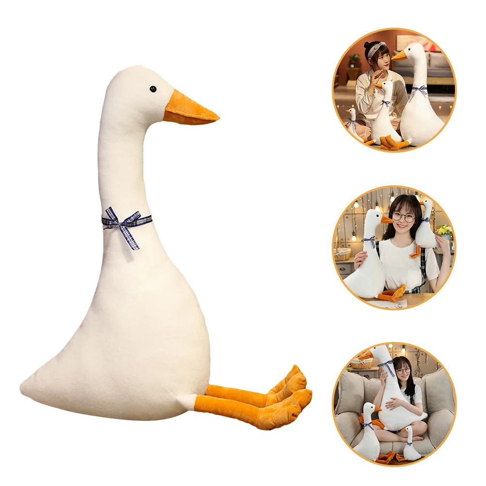 

Plush Toy Big White Goose Child Animals Cartoon Pp Cotton Stuff Toys Stuffed