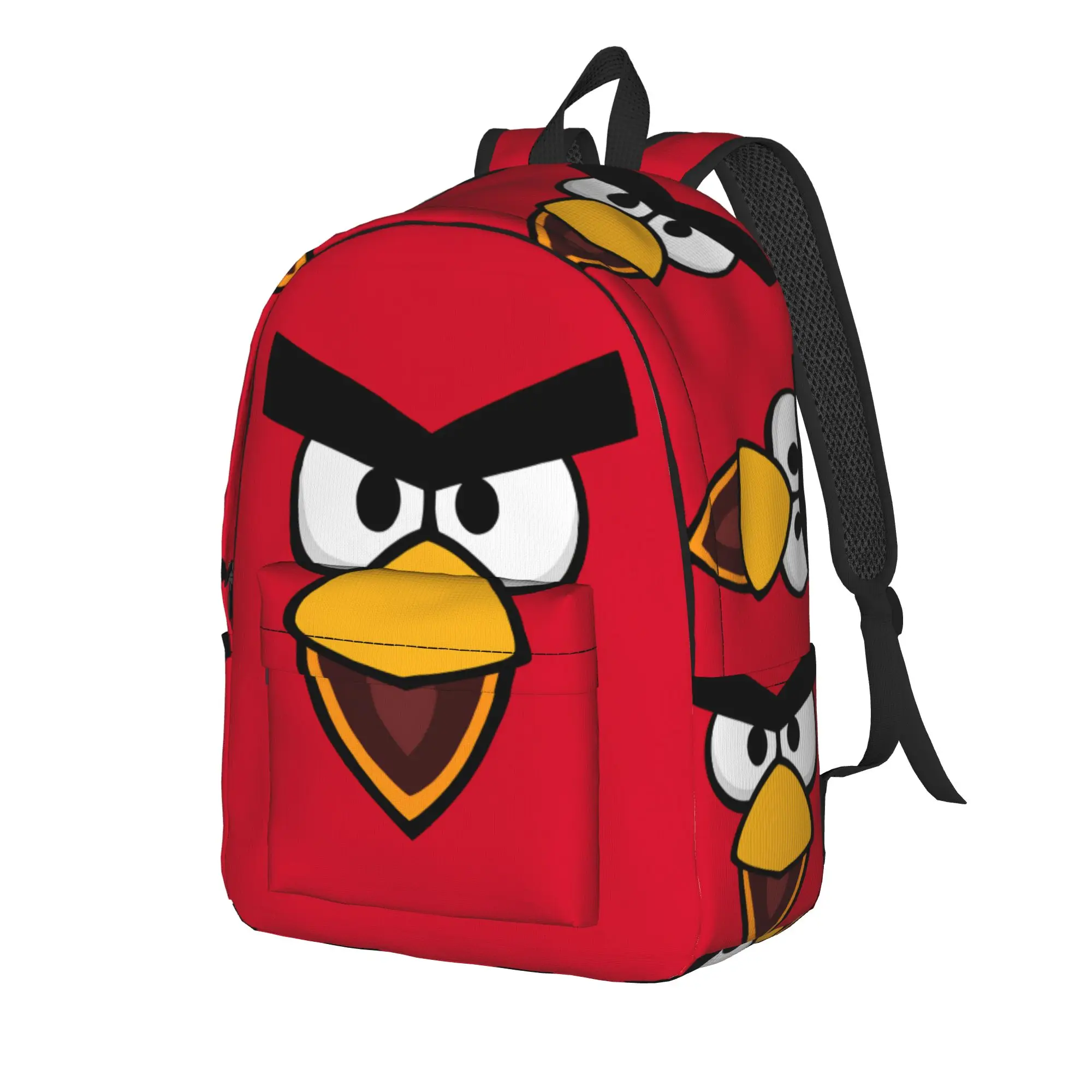 A-Angry Anime B-Birds Backpack Women  Breathable Backpacks Polyester Style High School Bags Daily High Quality Rucksack