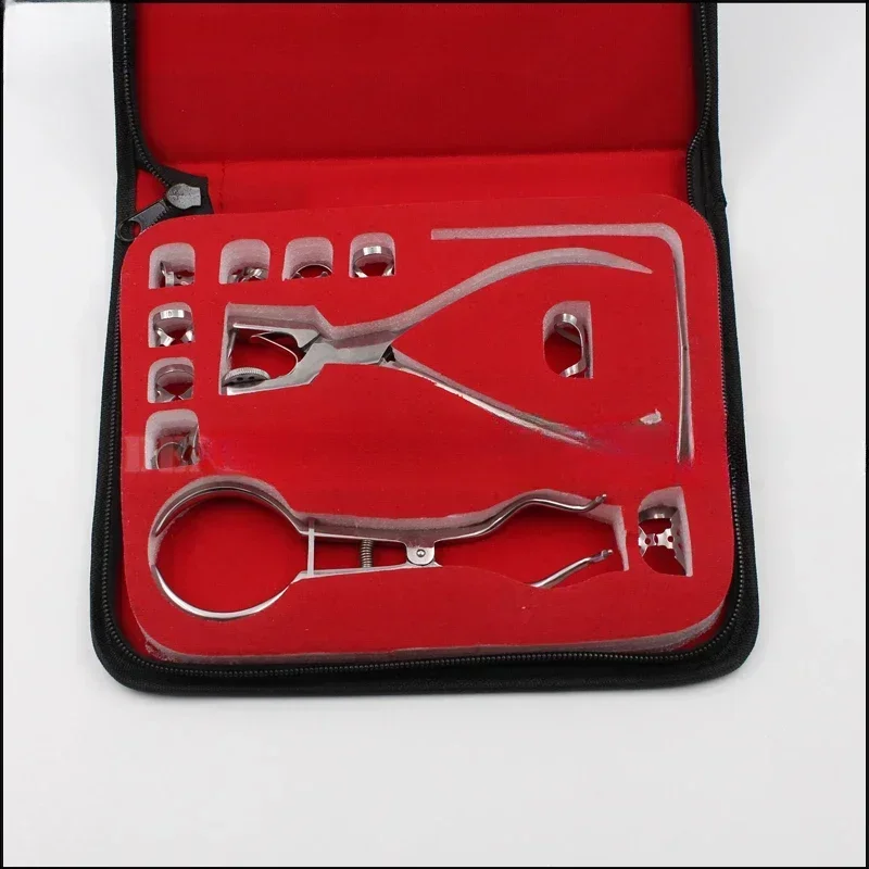 1 Set Teeth Care Dentals Dam Perforator Dentistry Dam Hole Puncher Pliers For Dentist Rubber  Puncher Lab Orthodontic Tools