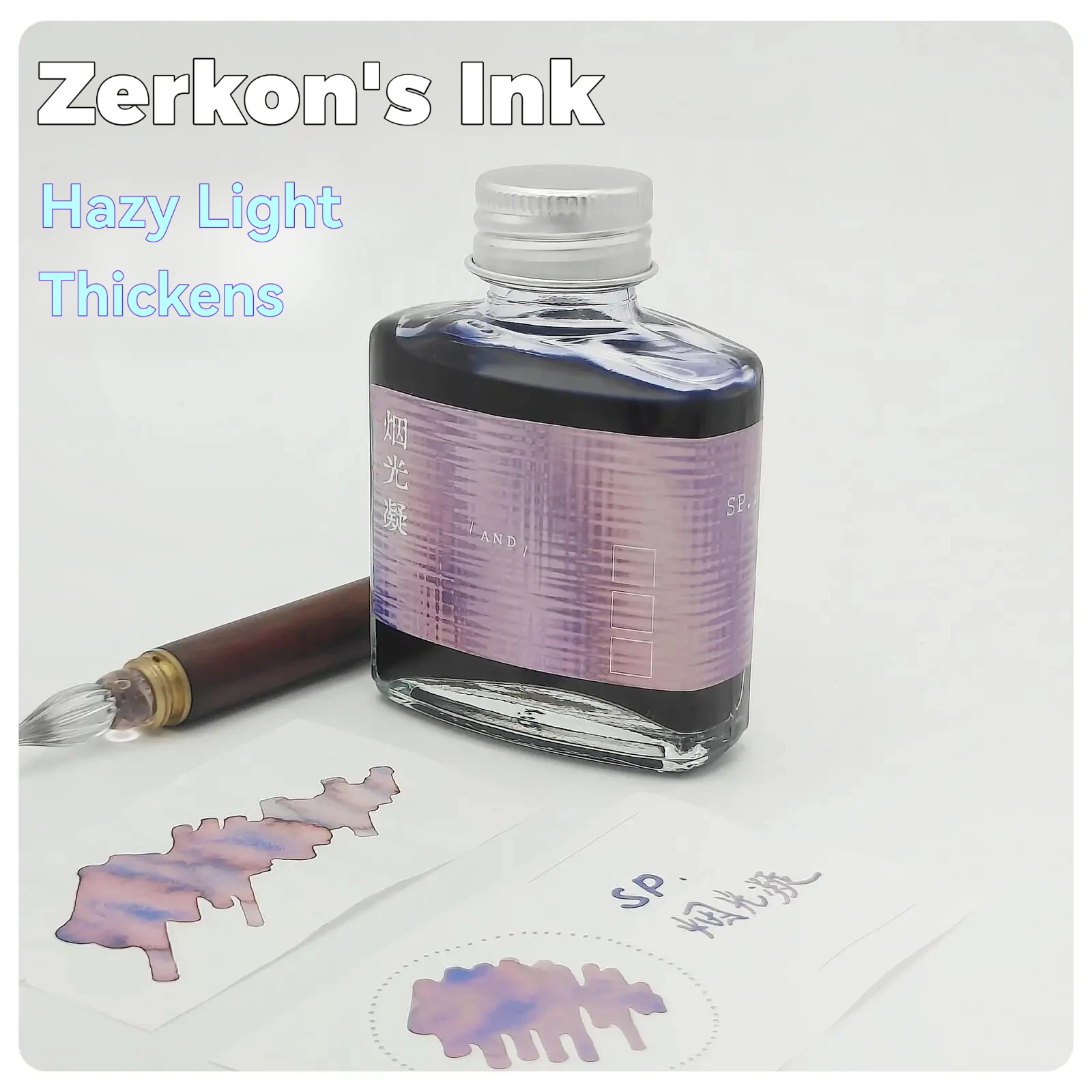 

Zerkon's Ink SP 1 Hazy Light Thickens, Hand Account Pen Shading Ink