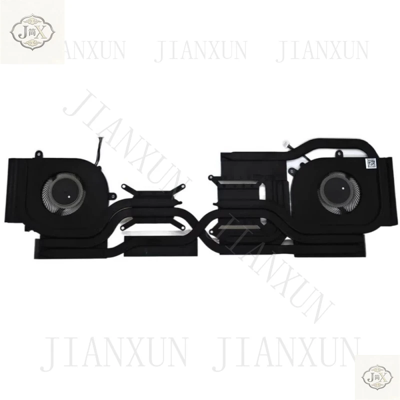 New Genuine Laptop CPU GPU Cooling Fan with Heatsink Assembly For MSI Stealth 15M MS-1562 BS5405HS-U4W BS5405HS-U4X