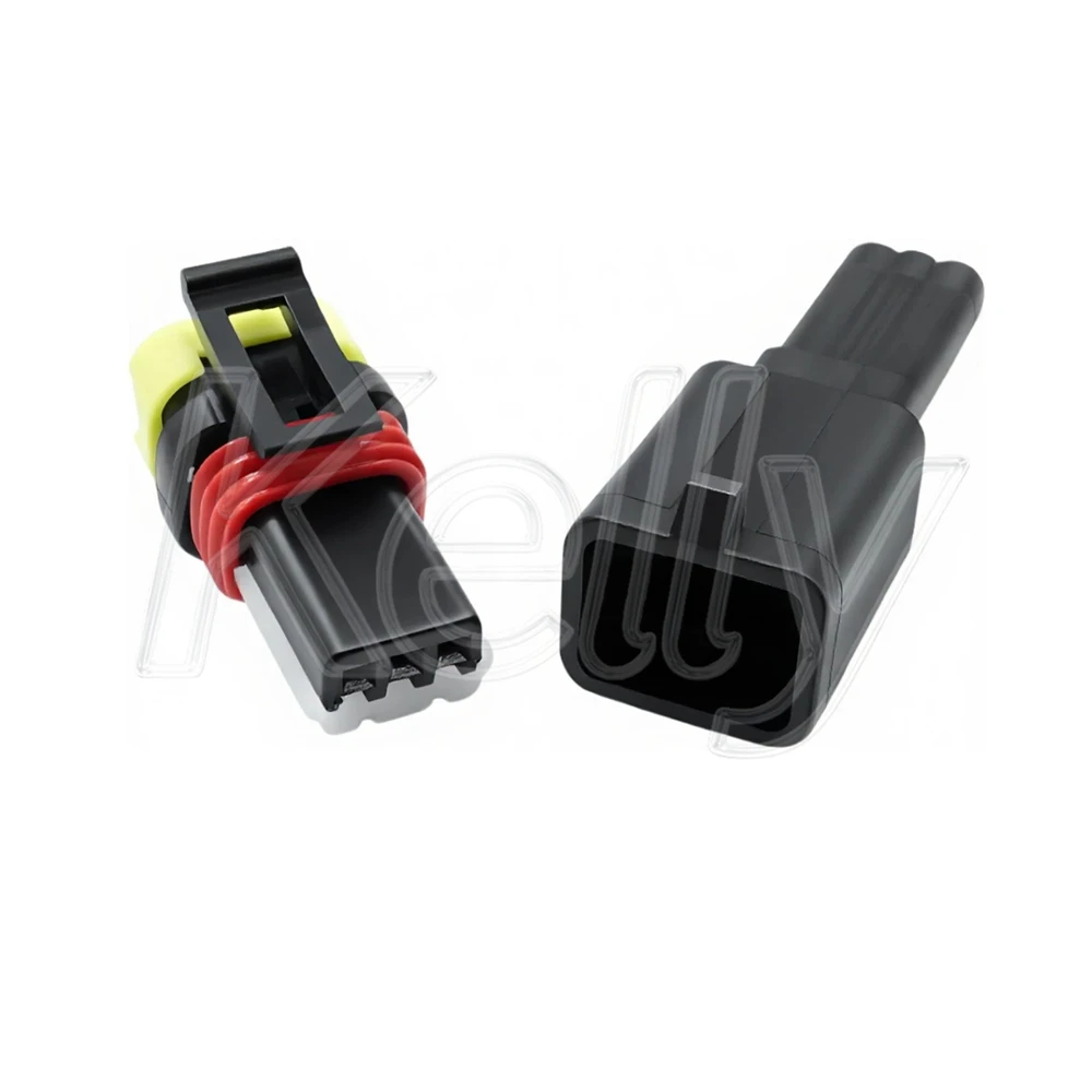 3P Car Wire Connector Auto Headlight Cable Socket AC Assembly Light Height Adjustment Motor Plug 1-936527-2
