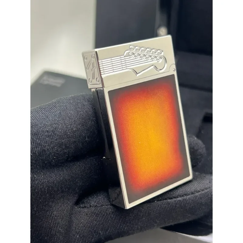 Butane Gas Metal Lighter Outdoor Windproof High-Flame Cigarette Torch Lighter Smoking Accessories High-end Gift with Gift Box