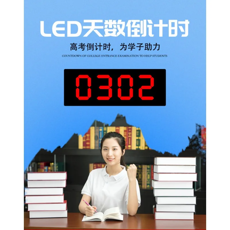 AOZILIN LED Digital Countdown Display Day Timer For Project Bidding Event Reminder Count Down Board