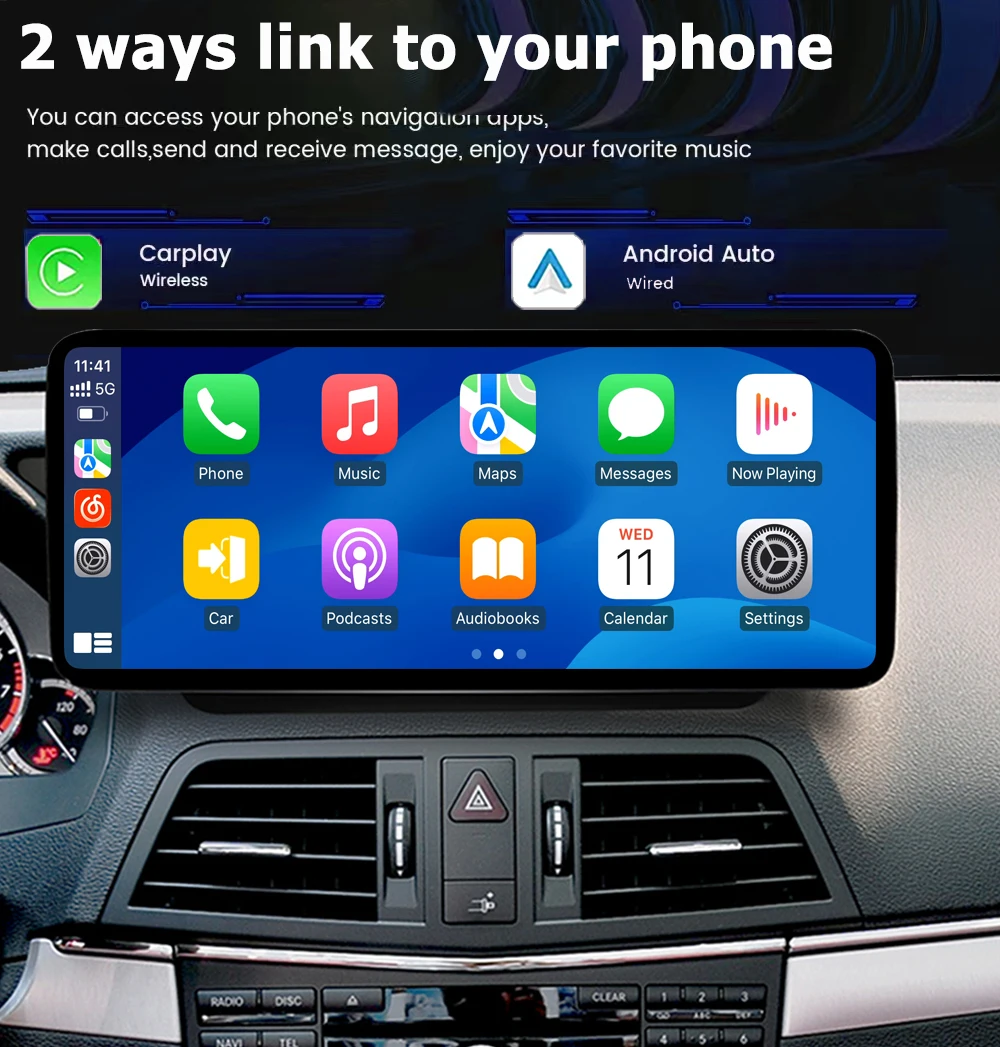 Android 16 System For Mercedes Benz CLS W218 2011 - 2018 GPS Navi 4G DSP BT Carplay Car Radio Video Multimedia Player WIFI BT