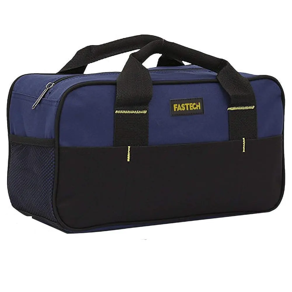 

14 H Small Tool Tote Bag, Wide Mouth Tool Tote Bag, Waterproof Tool Organizer Bag, Multi-Pockets Wide Mouth Tool Tote For