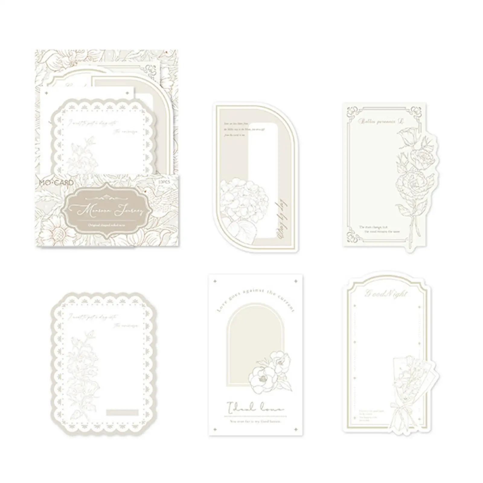 4 pezzi note in rilievo Appeal estetico etichette Decorative per Scrapbooking per feste fidanzamenti celebrazioni di nozze compleanni