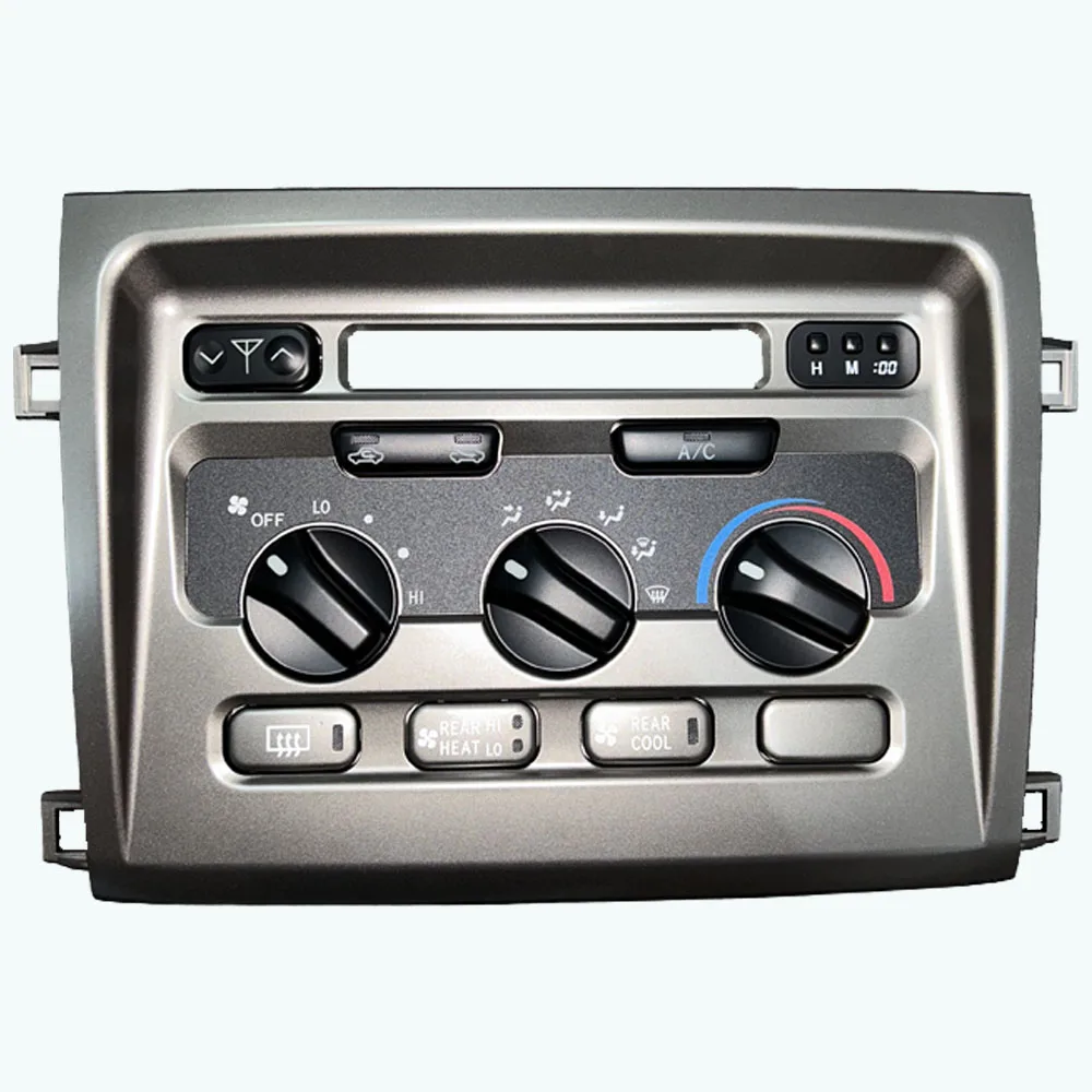 For Toyota Land Cruiser LC100 1998-2007 Air Conditioning Control Panel& Middle DVD Frame Car Dashboard Center 55900-60850