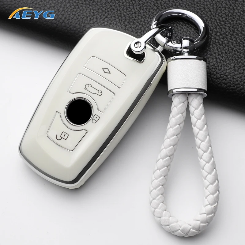 TPU Car Remote Key Case Cover For BMW 520 525 f30 f10 F18 118i 320i 1 3 5 7 Series X3 X4 M3 M4 M5 Key Chain Accessories