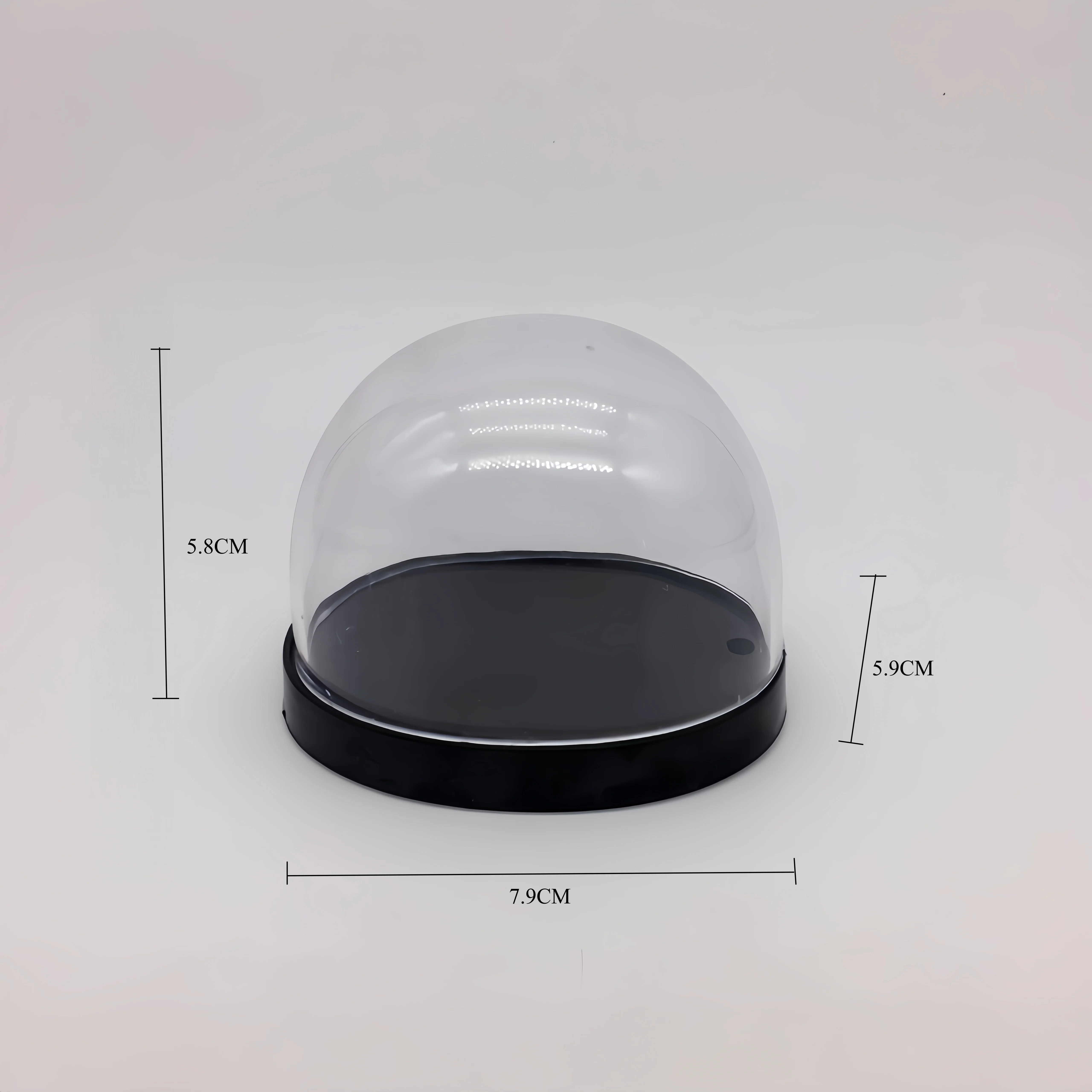 Plastikowa pusta kula śnieżna dla dzieci, DIY ornament, pokrywa wyświetlacza wody, prezent promocyjny — zdjęcie 5
