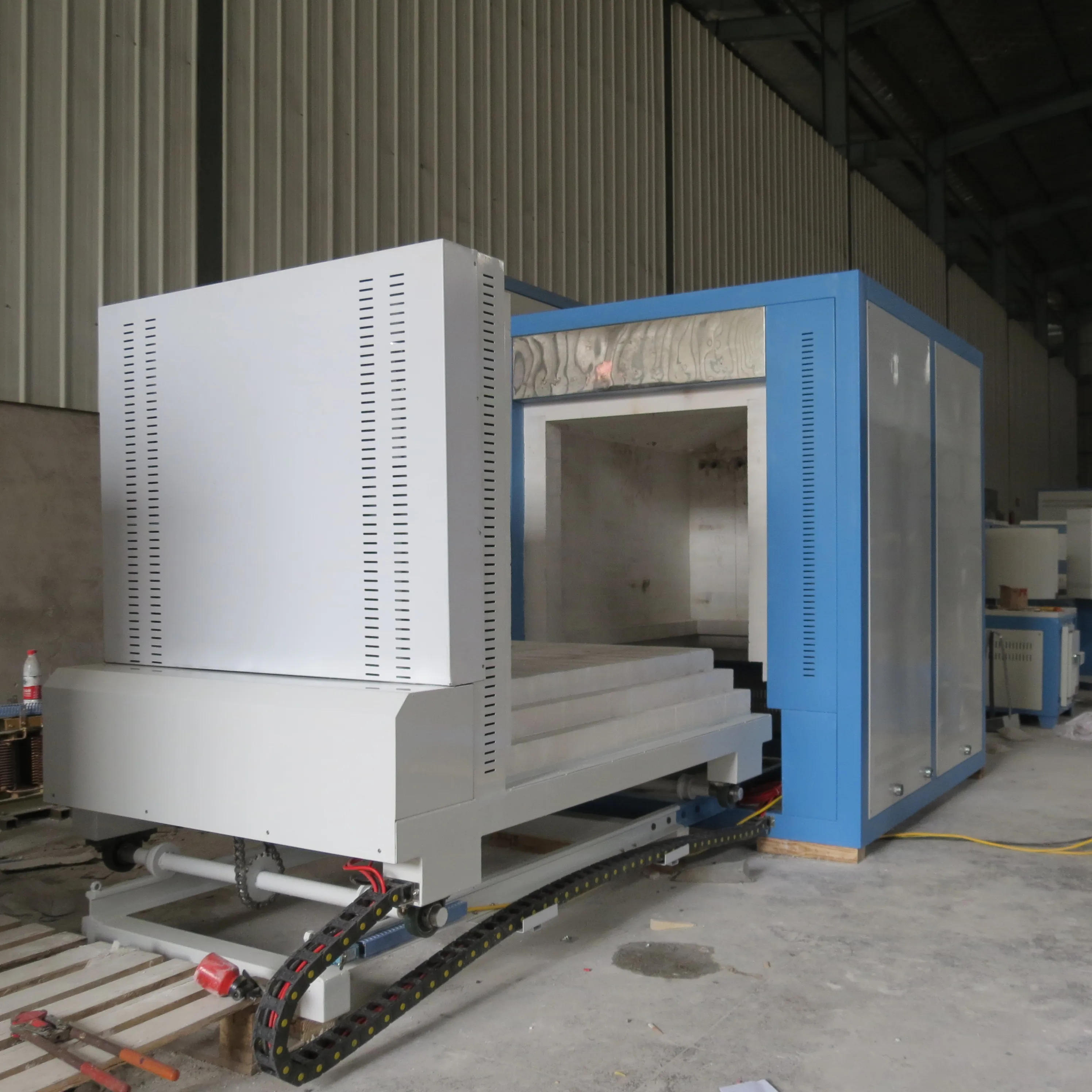 Electric Furnace Oven Kiln Trolly Heating element Type 1000 1100 1200 1300 1400 1500 1600 1700 Car Bottom Furnace