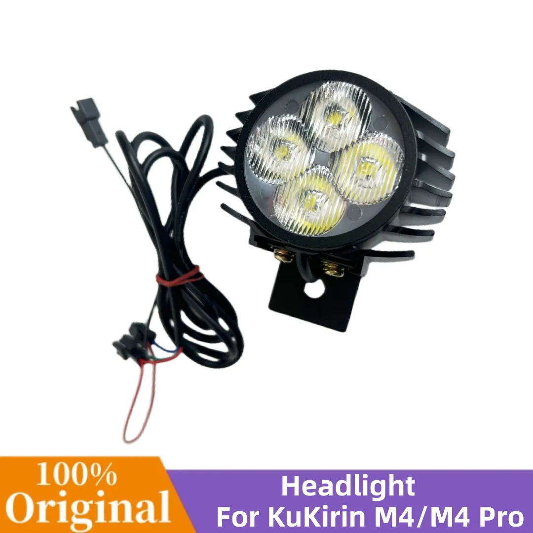 Original Kugoo Kirin M4/M4 PRO Headlight Electric Scooter Kugookirin Handlebar Lamp Head Front LED Light Replacement Accessories