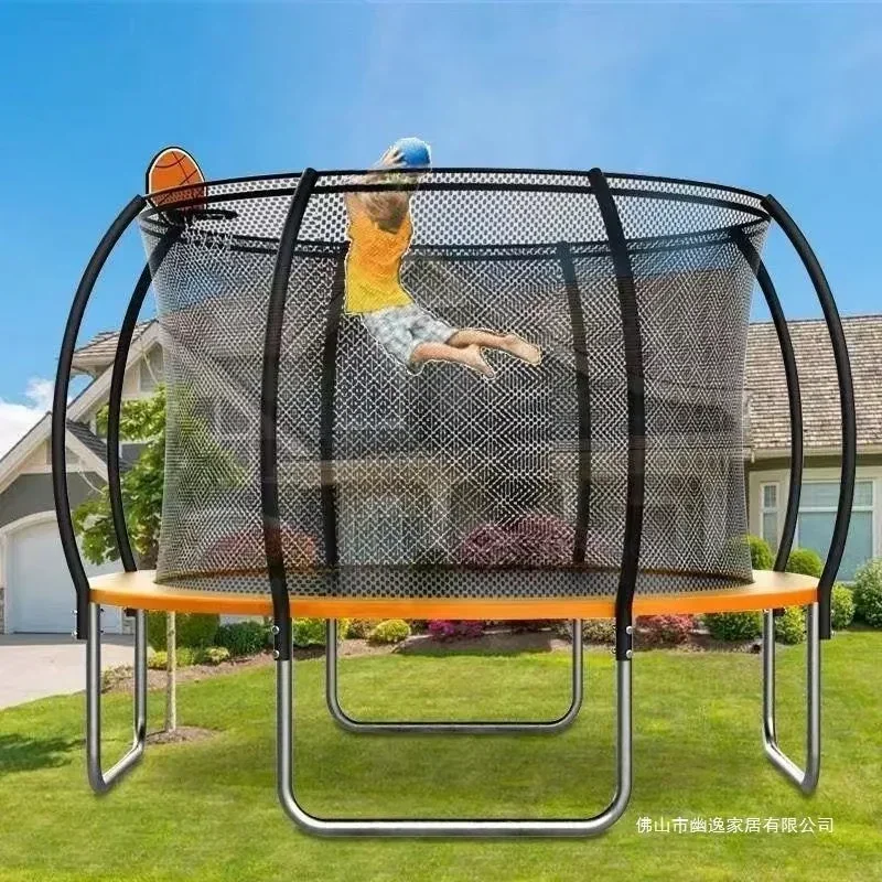 Zoshine Trampoline  ASTM Approved 10FT/12FT /14FT/16FT Tranpoline with Safety Enclosure Net Capacity for 10 Kids