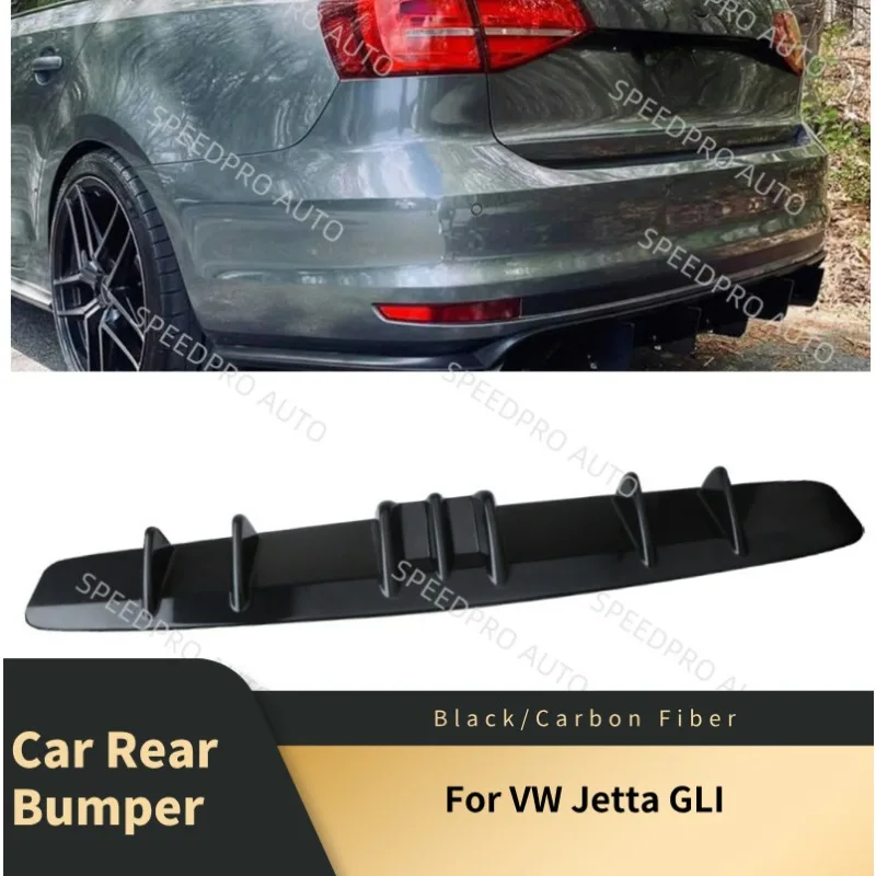 

Car Rear Bumper Diffuser 33" For Jetta GLI 7 Fins Lower Spoiler Lip Splitter Body Auto Accessories Black