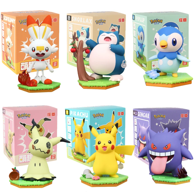 zc-original-pokemon-wind-up-toy-coil-series-pikachu-gengar-snorlax-mimikyu-piplup-scorbunny-hands-feet-action-figures-ornaments