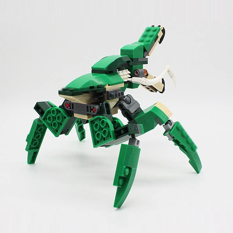 Creators Animal Series Model MOC Bouwsteen Warrior Bug Modulaire Technologie Geschenken Vakantie Monteer Kinderspeelgoed Pak