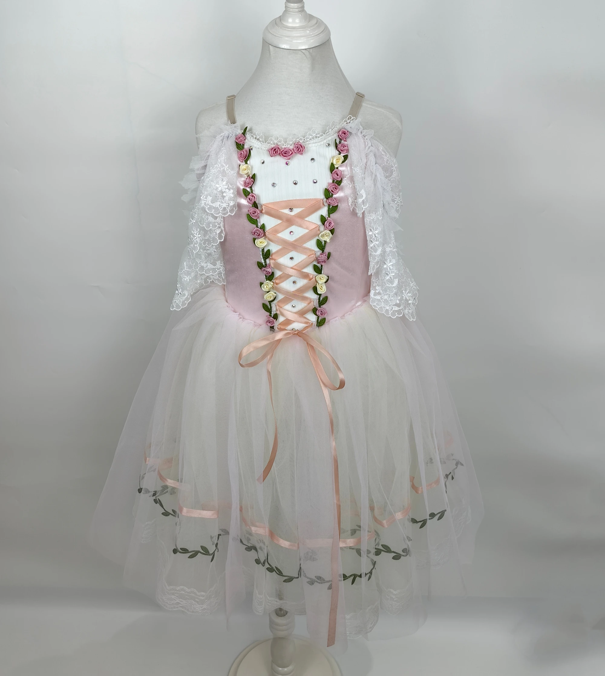 romantic-long-ballet-dress-kids-child-adult-women's-ballet-tutu-skirt-dance-costume-girls'-ballet-clothes