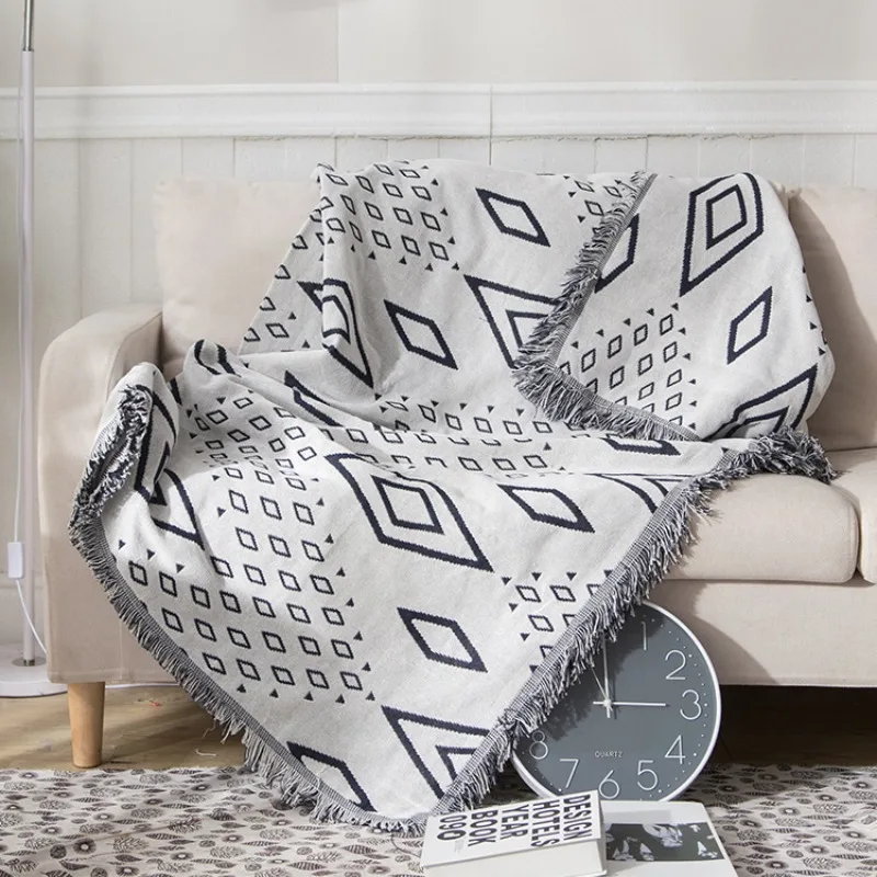 

Galaxy Dreams Cotton Crochet Throw: Sofa Blanket, Office Nap Shawl, Bedspread & Camping Comforter