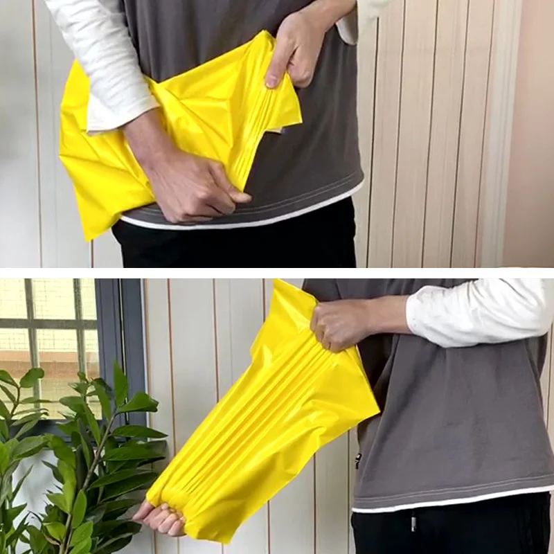 50 قطعة/السلع شعار مخصص البلاستيك الأعمال التجارة الإلكترونية أكياس البريد بولي الشحن حقيبة بريد مغلف الارسال البريدية الطرود الحقيبة #6