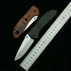 2024 New BM551 Mark M390 Real VG10 Blade Micarta Handle Outdoor Camping Hunting Kitchen Survival Pocket EDC Tool Folding Knife