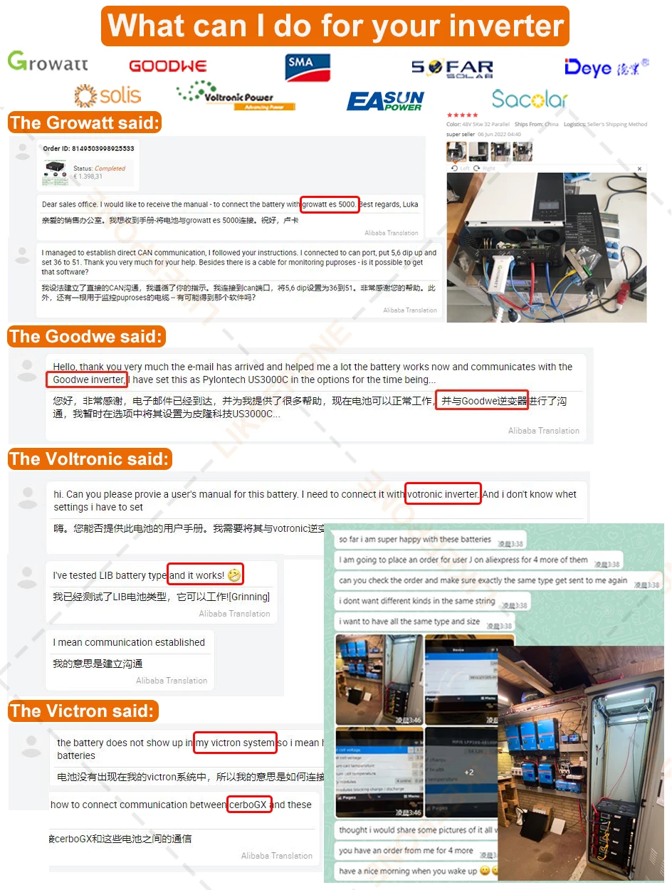 48V 300Ah LiFePO4 Batterie 15KWh 6500+ Zyklen Bluetooth Aktiver Equalizer 200A RS485 CAN BMS PC-Monitor 51.2V 100Ah 120Ah 150Ah 200Ah Lithium-Batterie für Heim-Solarwechselrichter Energiespeicher PL EU LAGER KEINE STEUERN – Detail 13