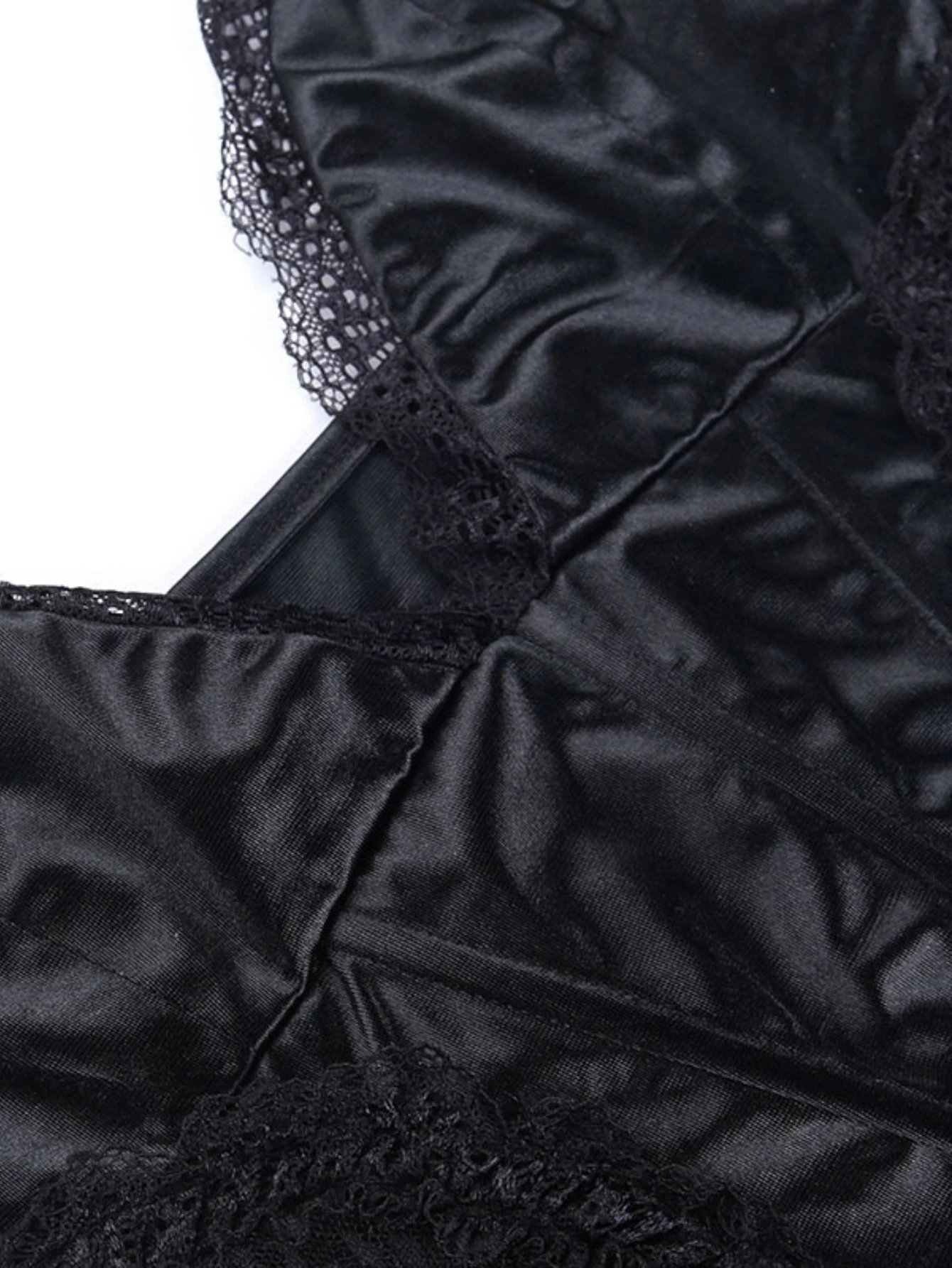 Diepe V-uitgesneden bodycon mini-jurk met spaghettibandjes Slim Fit feestkleding voor dames