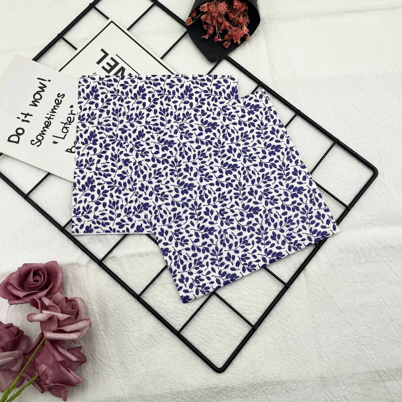 10/20 unidades/paquete 33*33cm servilletas estampadas coloridas 2 capas hoja azul ajuste de mesa manteles individuales de papel DIY mariposa hueso