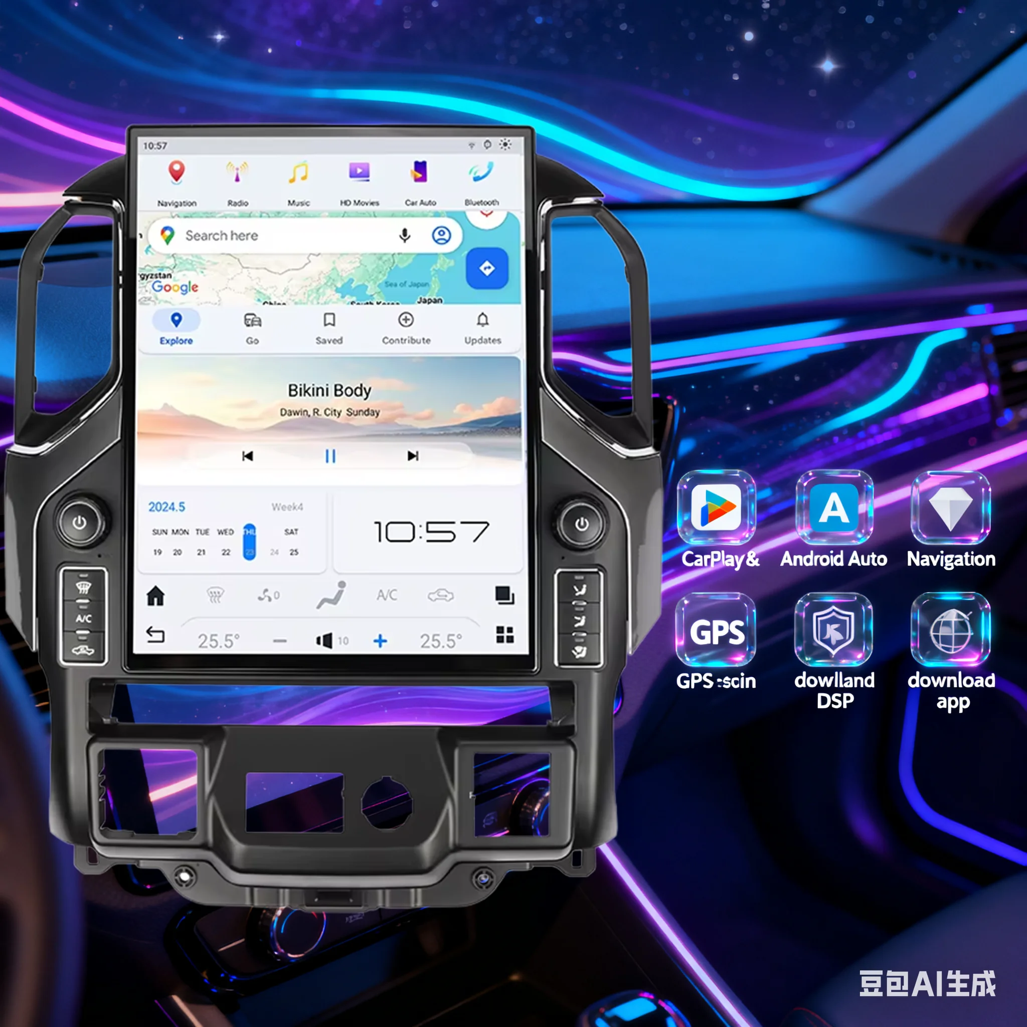 

Экран Android 13 для Chevrolet Silverado GMC 2019-2023, авторадио, автомобильный GPS-плеер, навигация, головное устройство, мультимедиа