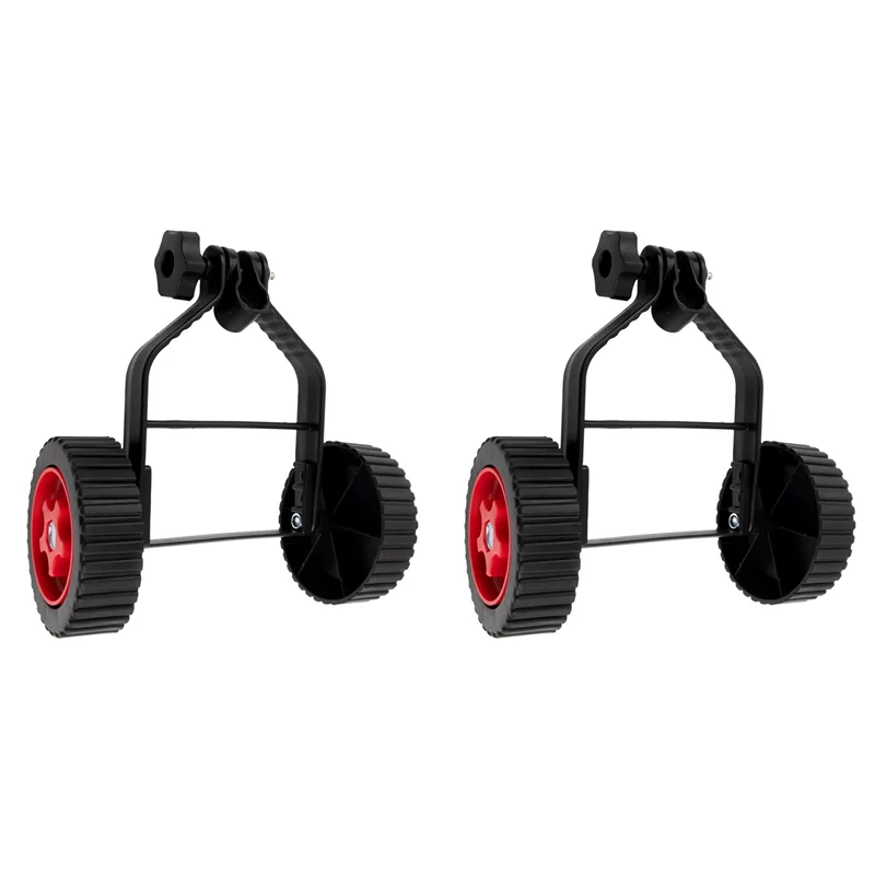 

ABWZ-2X Lawn Mower Wheel Universal Lawn Mower Lawn Mower Adjustable Support Wheel Set Trimmer Auxiliary Wheel Garden Tool