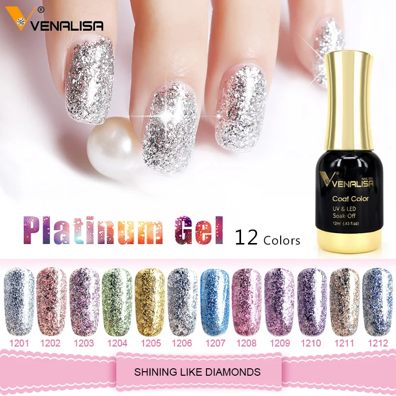 # 1004 VENALISA Nagelgelpoliermittel Hema TPO Free Semi Permanent Jelly Nude Pink Color Soak Off UV LED Ultra Diamond Lack 12 ml – Detail 3